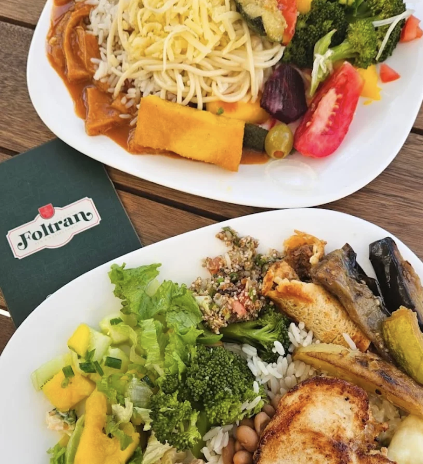 Pratos deliciosos do Restaurante Foltran no Bigorrilho
